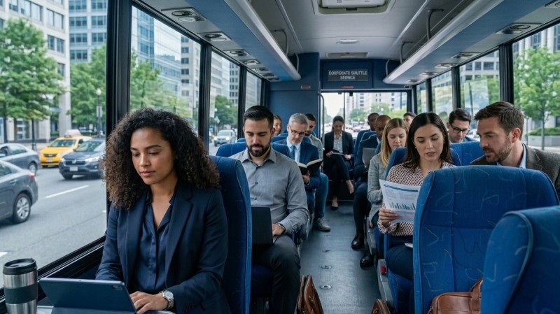 Washington DC Employee Shuttle Minibus